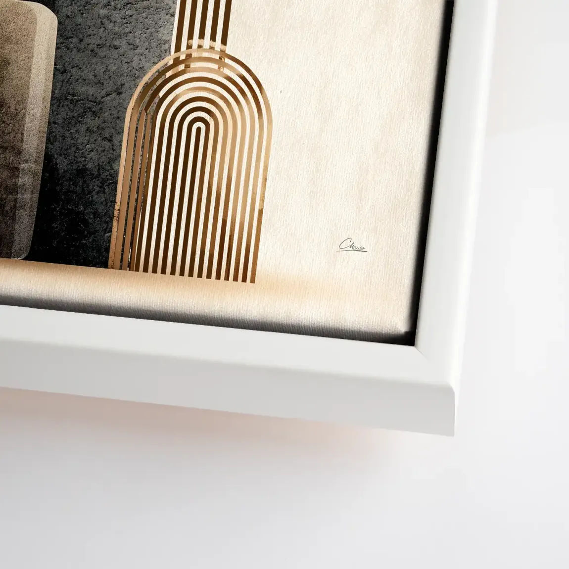 Amber Leaf Symphony Leinwand Bild INGALERIE