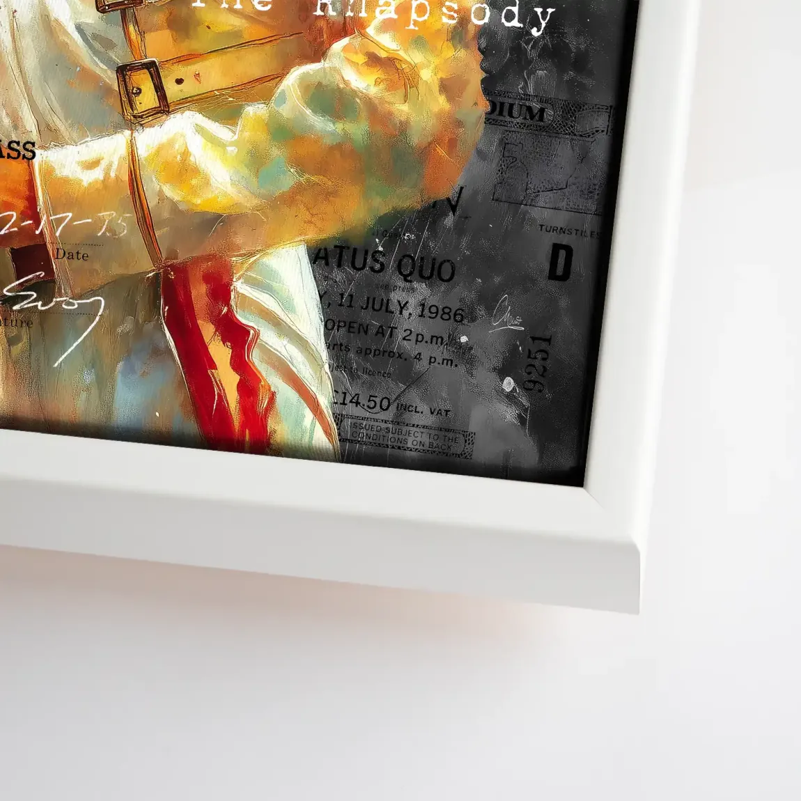 Freddie Mercury Bohemian Leinwand Bild