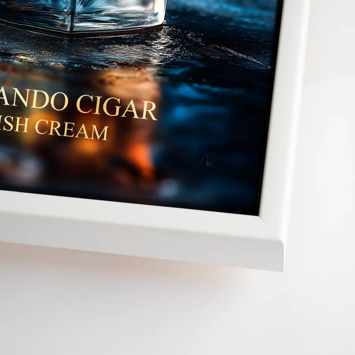 Highland Whisky Glow Leinwand Bild