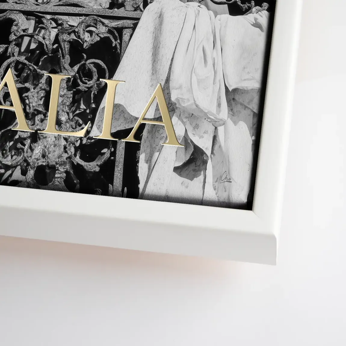 Bella Donna Noir Leinwand Bild