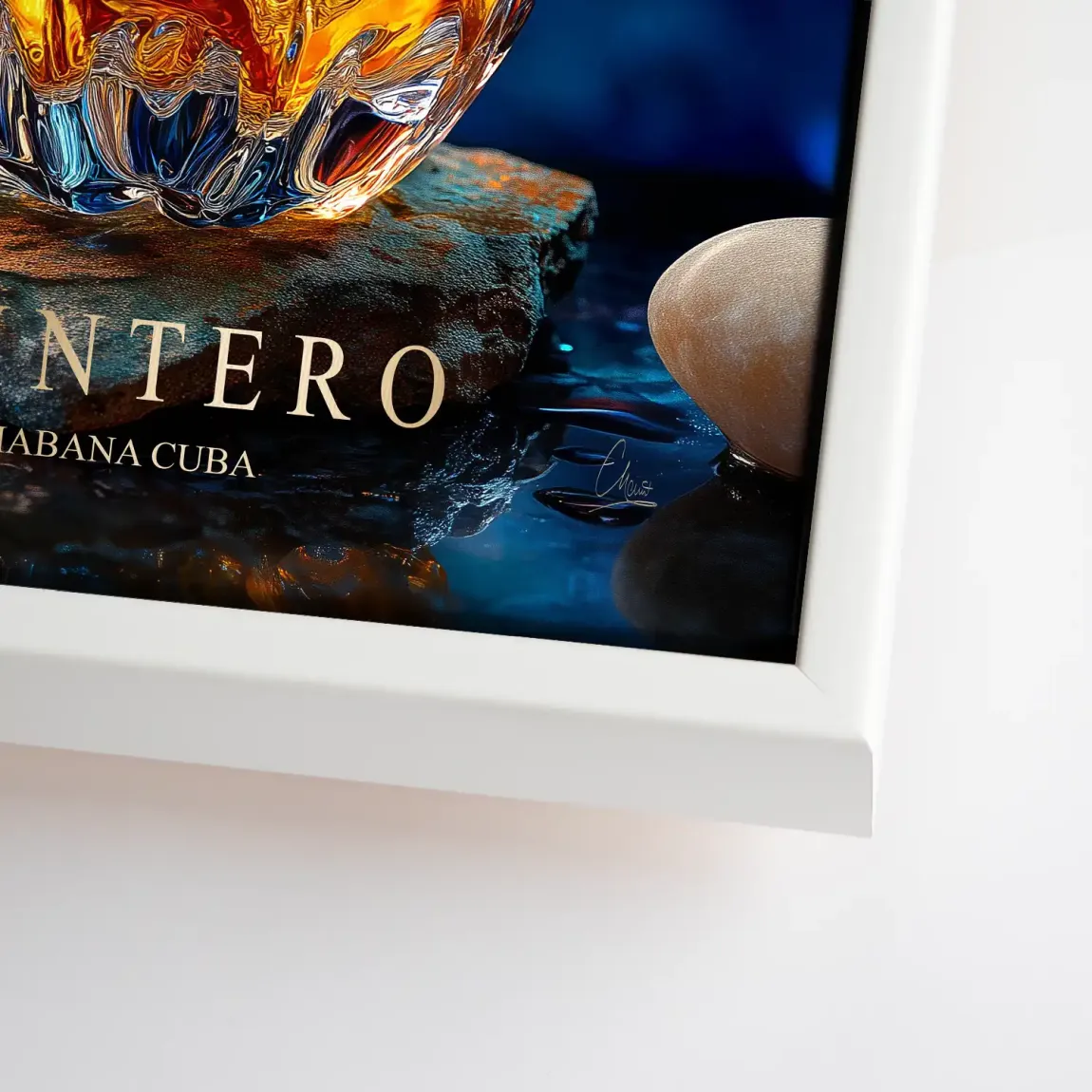 Amber Essence Leinwand Bild