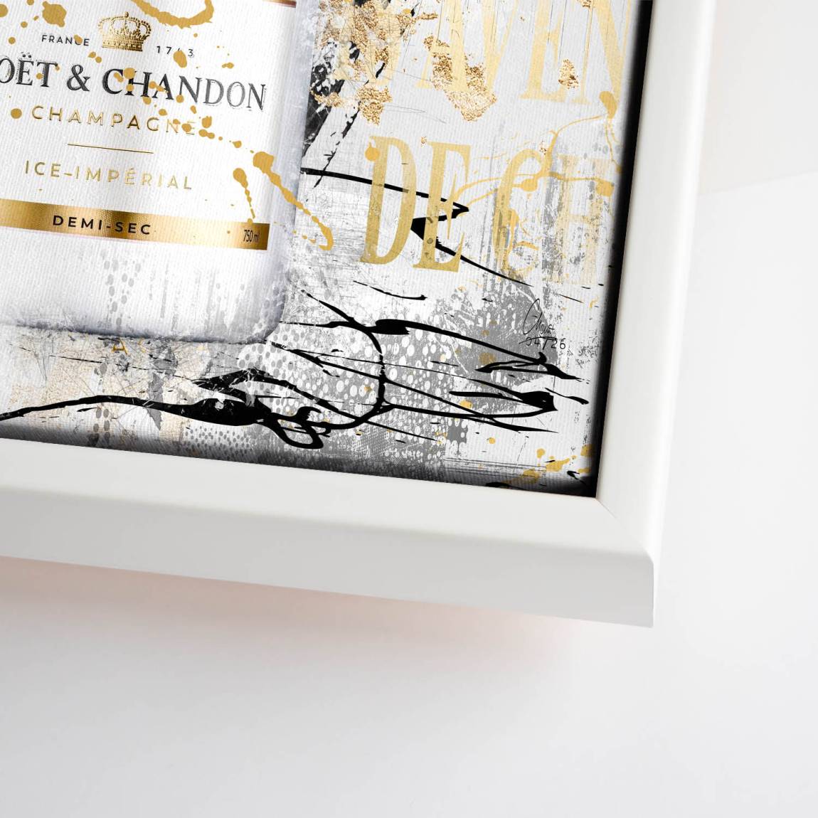 Champagner Prestige Leinwand Bild