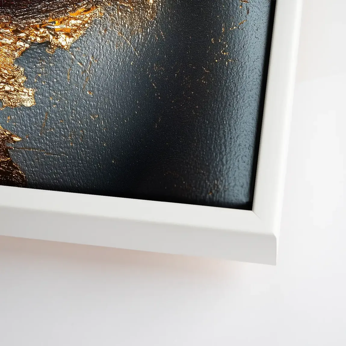 Flammenblick der Stille Leinwand Bild INGALERIE