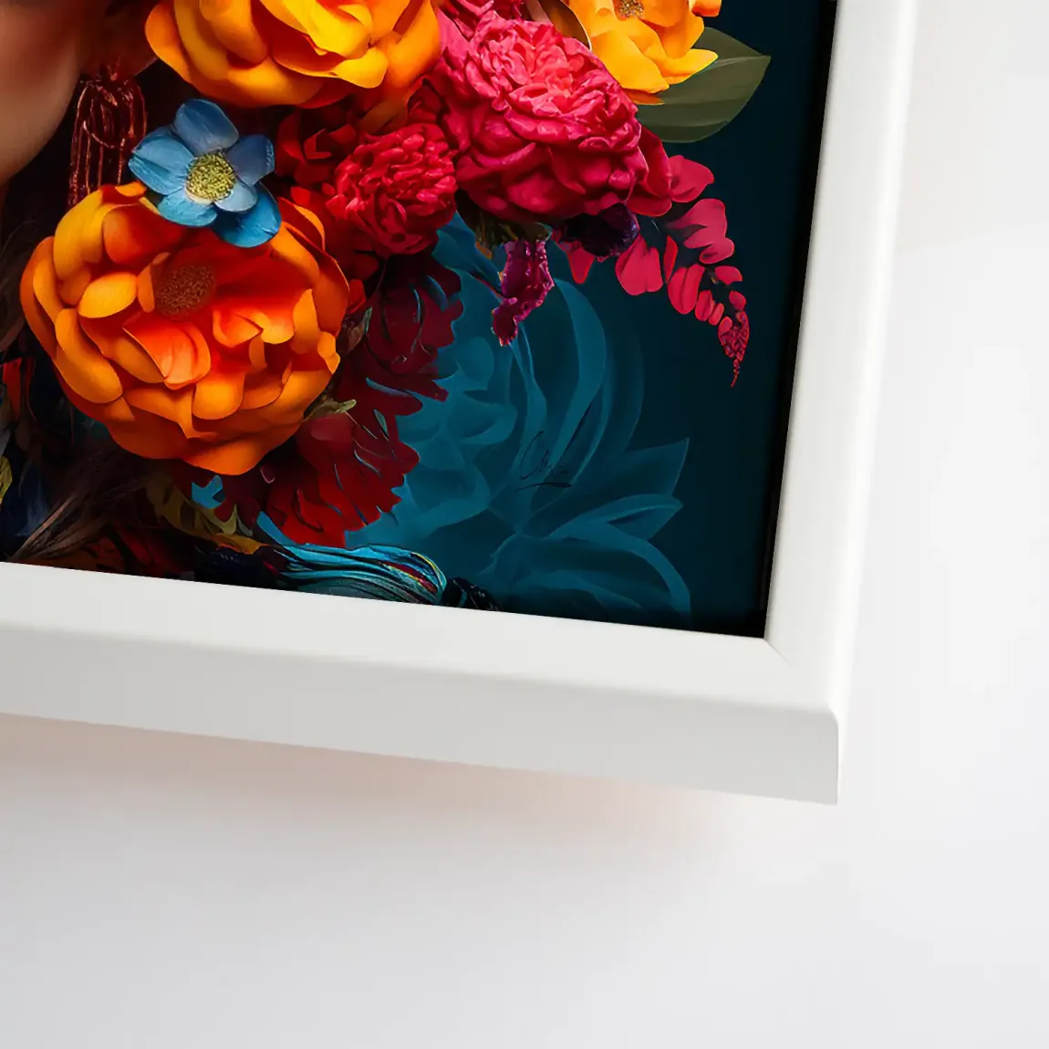 Floral Shades Leinwand Bild