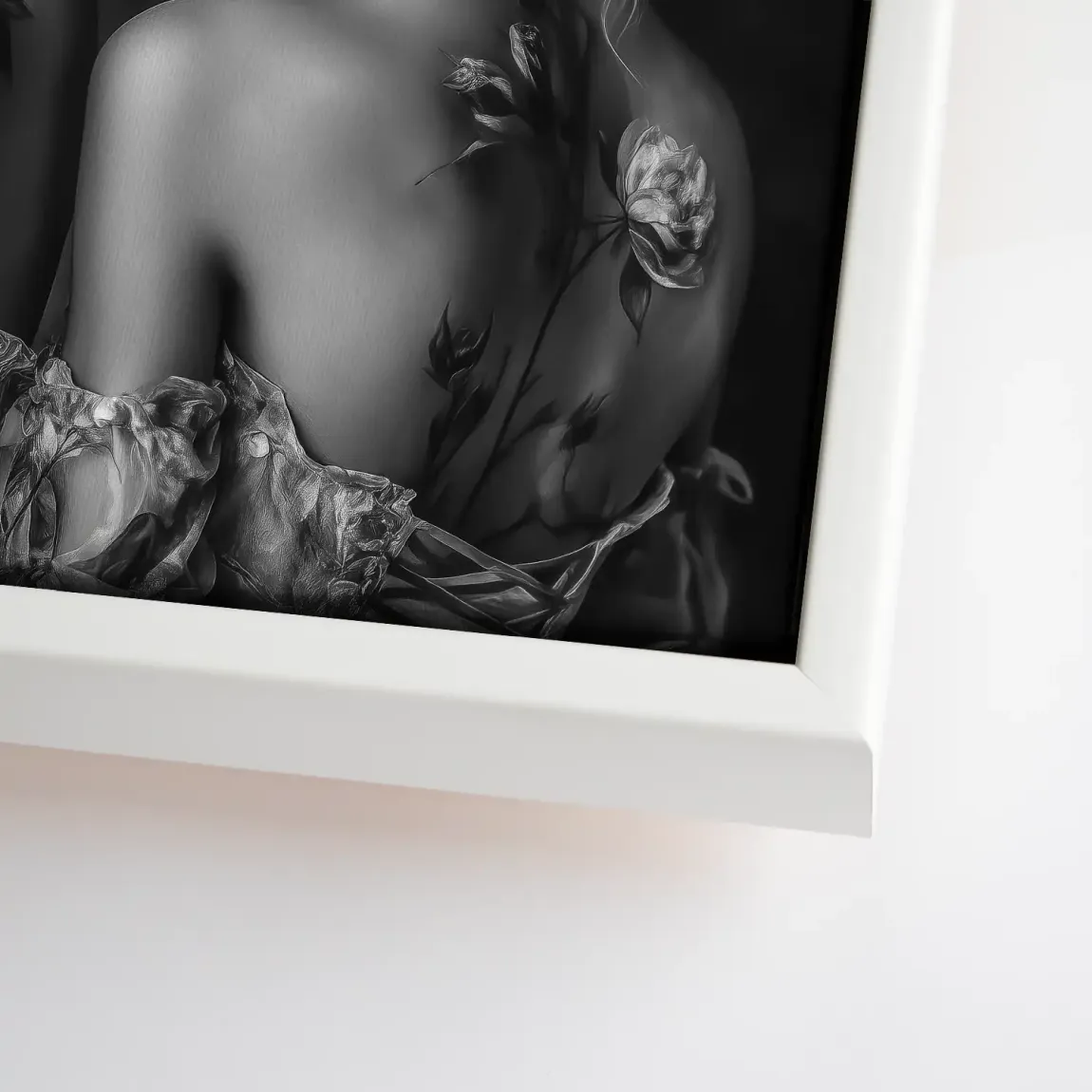 Ivory Garden Leinwand Bild