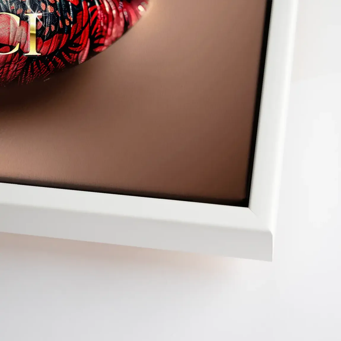 Gucci Lips Leinwand Bild INGALERIE