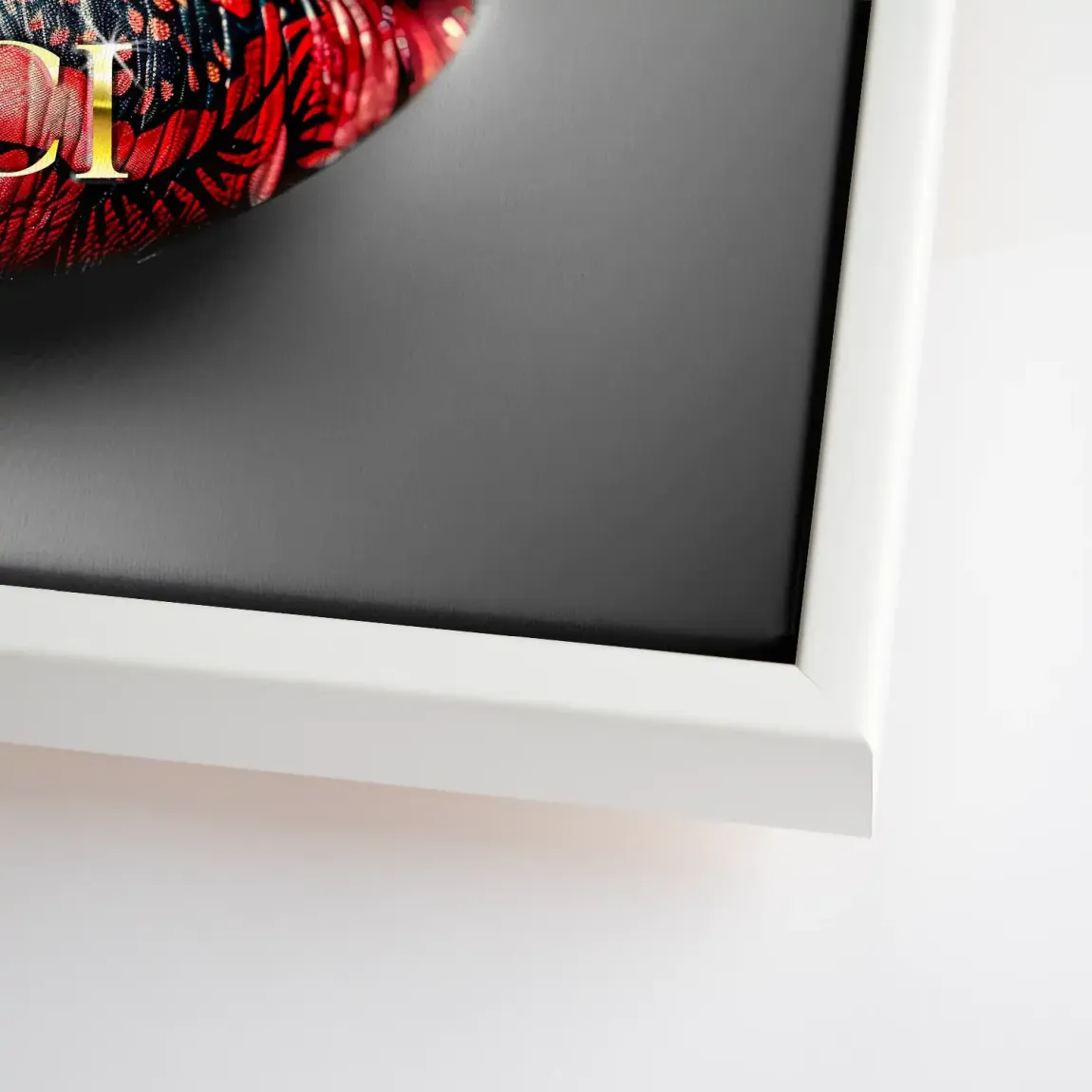 Gucci Lips Nr.2 Leinwand Bild INGALERIE