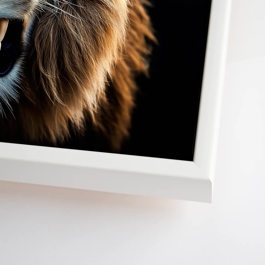 Angry Lion Leinwand Bild INGALERIE