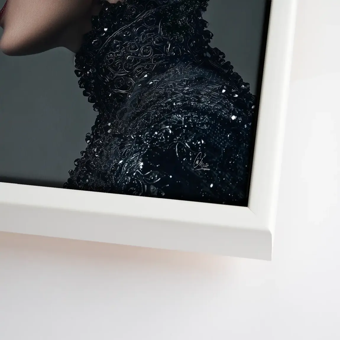 Wild Leopard Woman Leinwand Bild