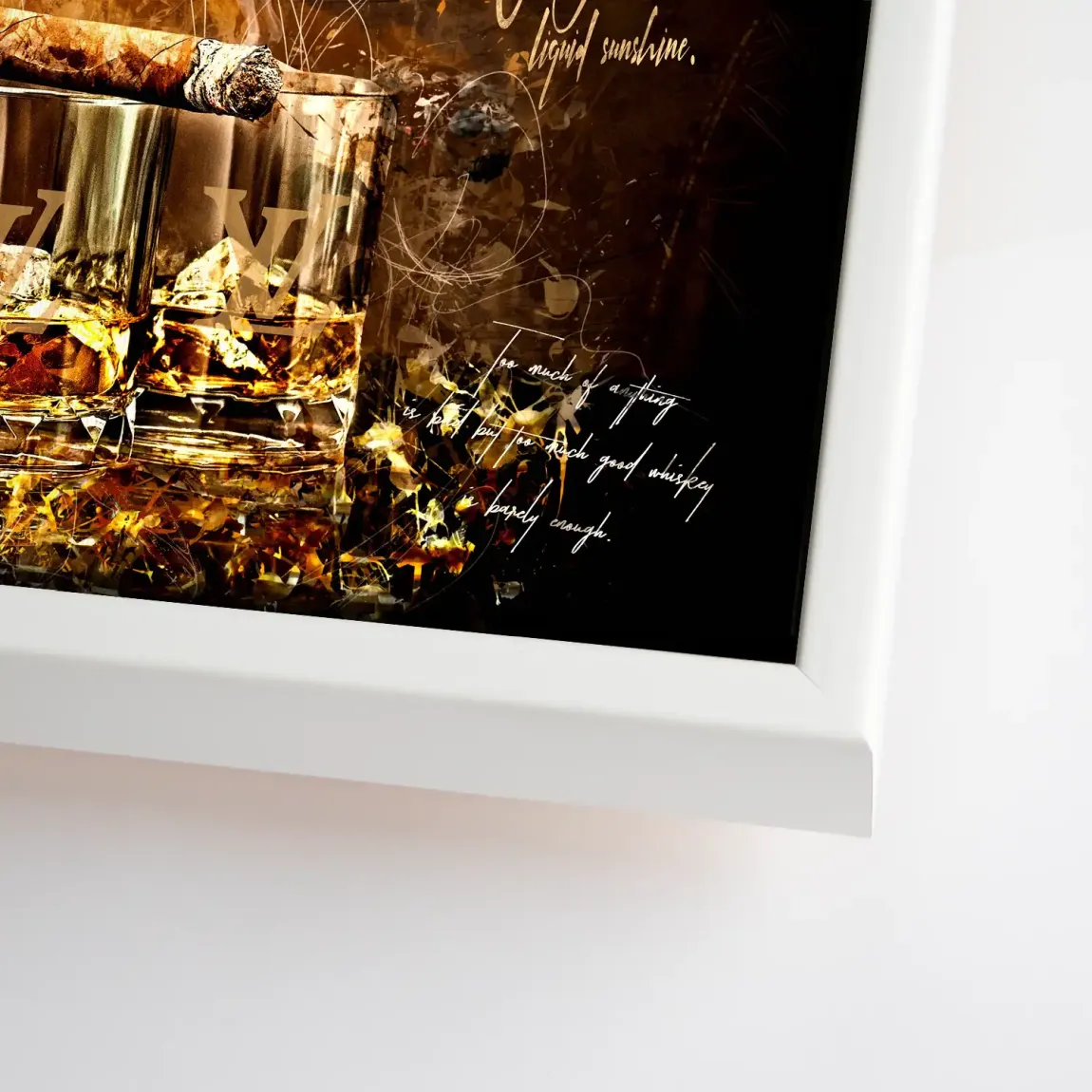 Whisky Lounge Art Leinwand Bild INGALERIE
