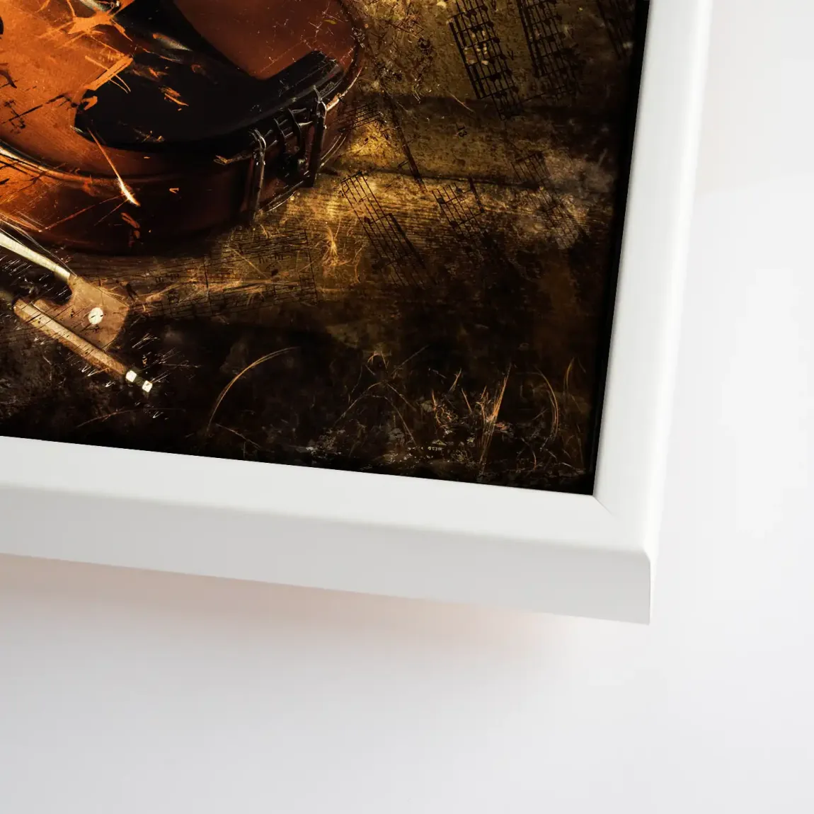 Golden Strings Melodie Leinwand Bild