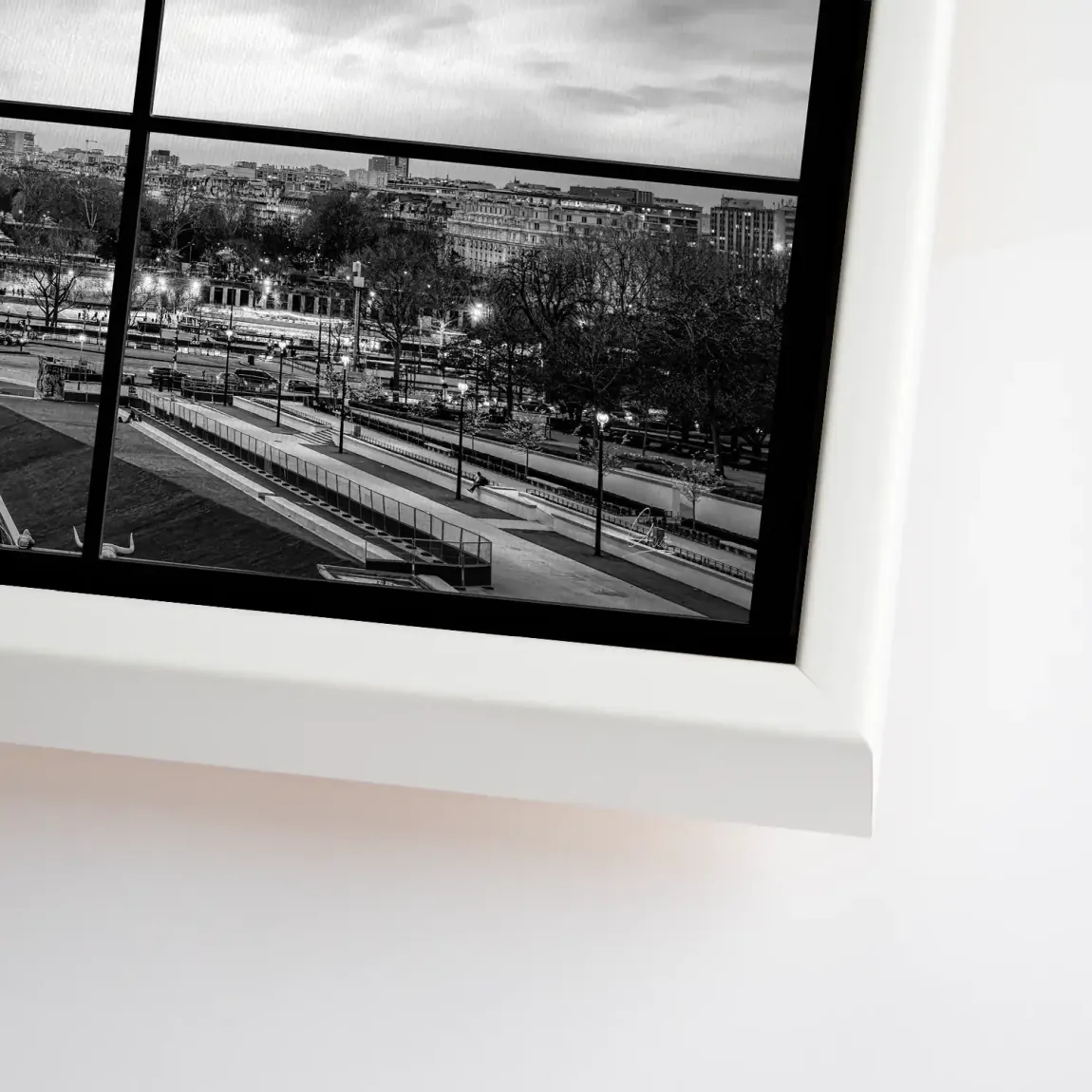 Paris Noir Leinwand Bild