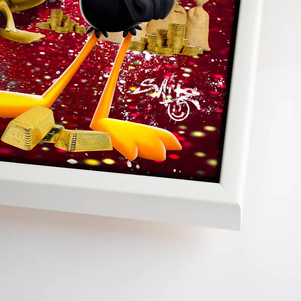 Luxury Duck Party Leinwand Bild