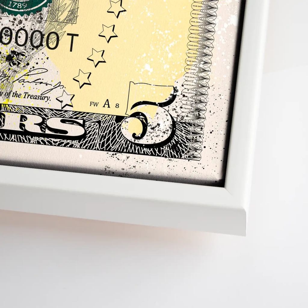 Micky und Minnie Maus Dollar Pop Art Leinwand Bild INGALERIE
