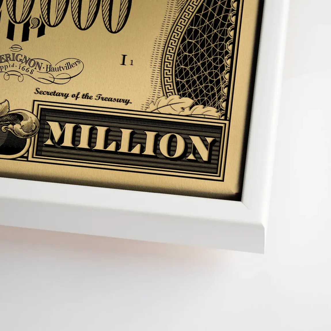 Donald Duck Goldfinger Instinct Pop Art Dollar Leinwand Bild INGALERIE