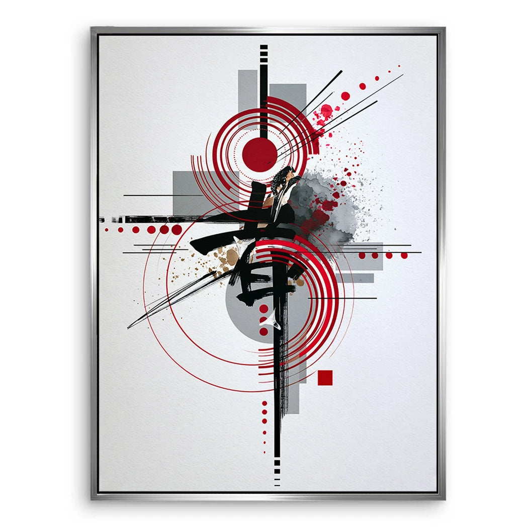 Zen Geometrie Leinwand Bild