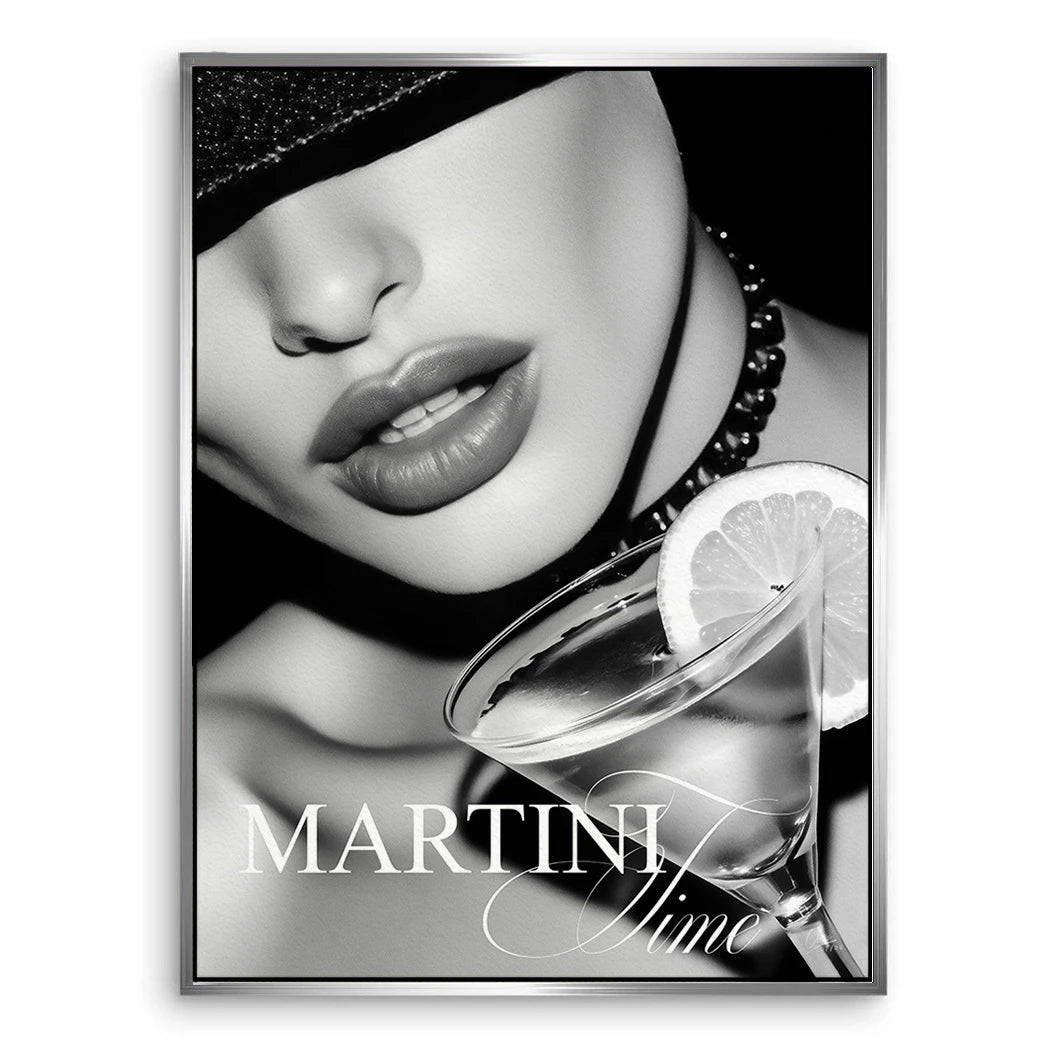 Martini Midnight Leinwand Bild
