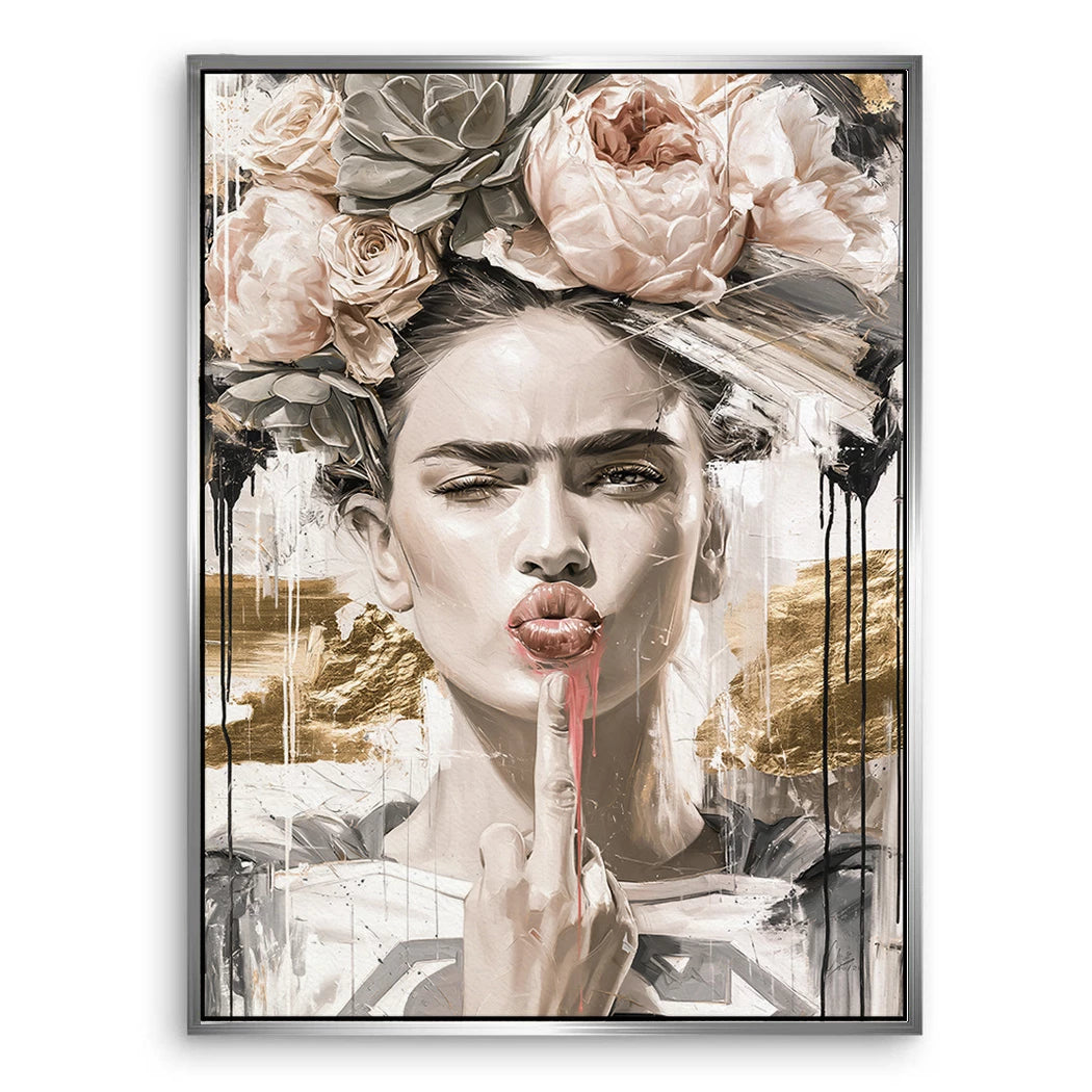Frida Superman Leinwand Bild