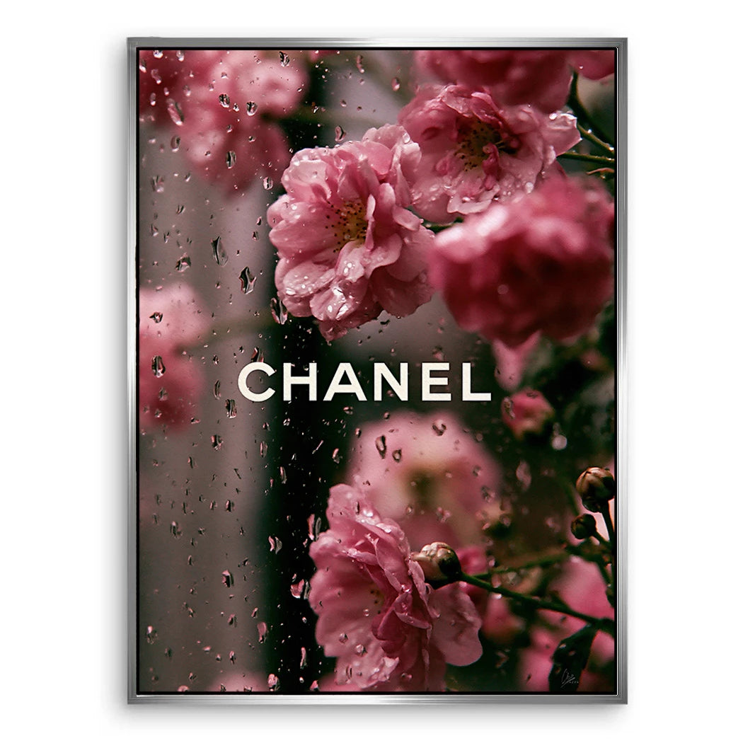 Chanel Blütenregen Leinwand Bild