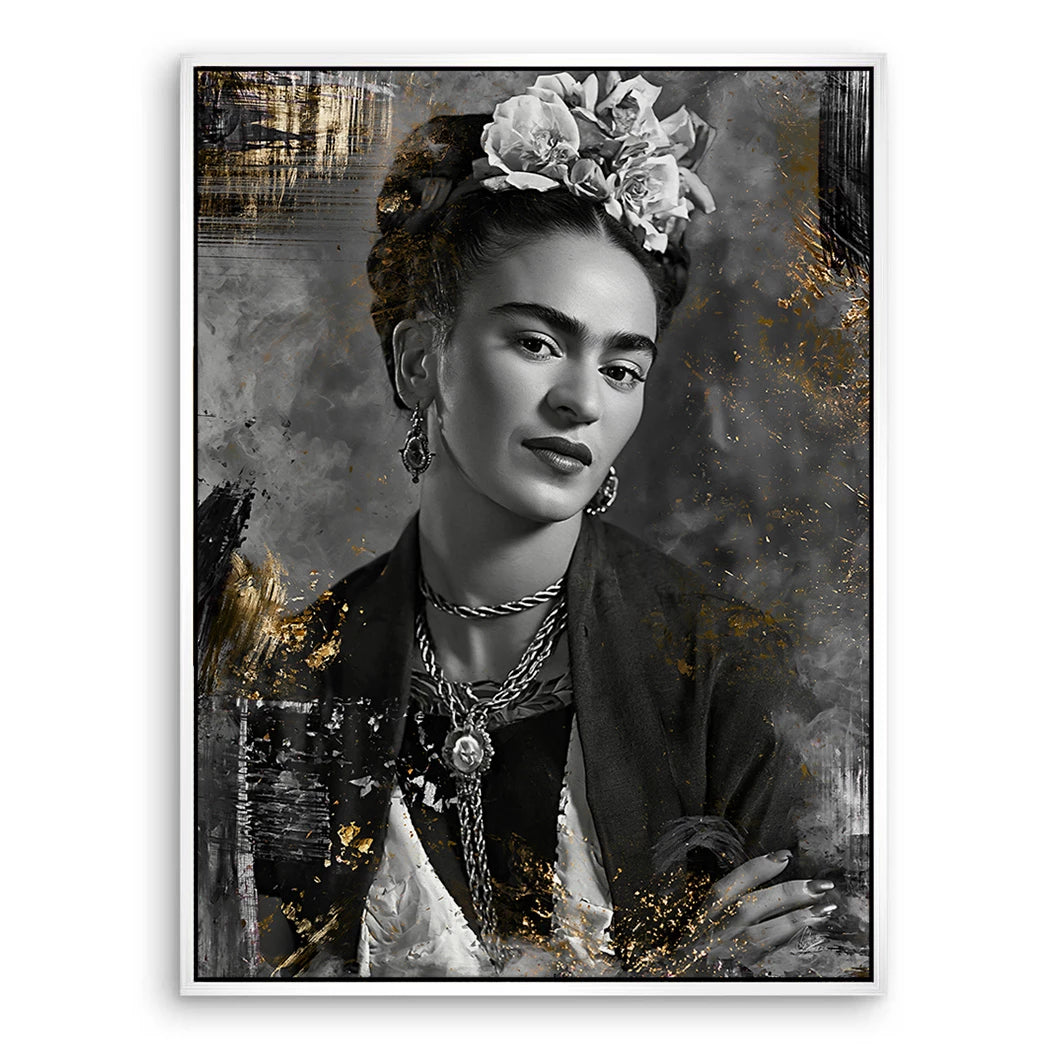 Frida Kahlo Velvet Leinwand Bild