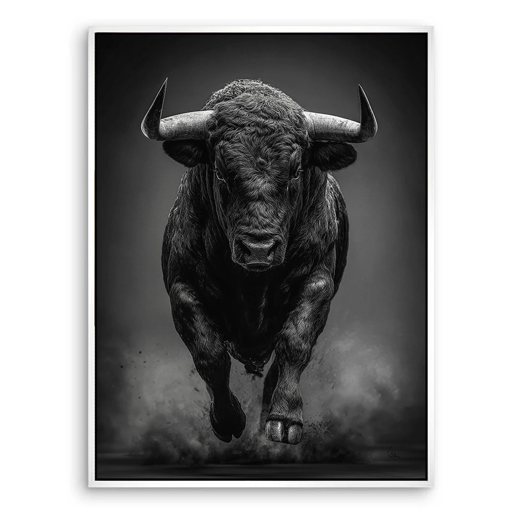 Stier Prestige Leinwand Bild