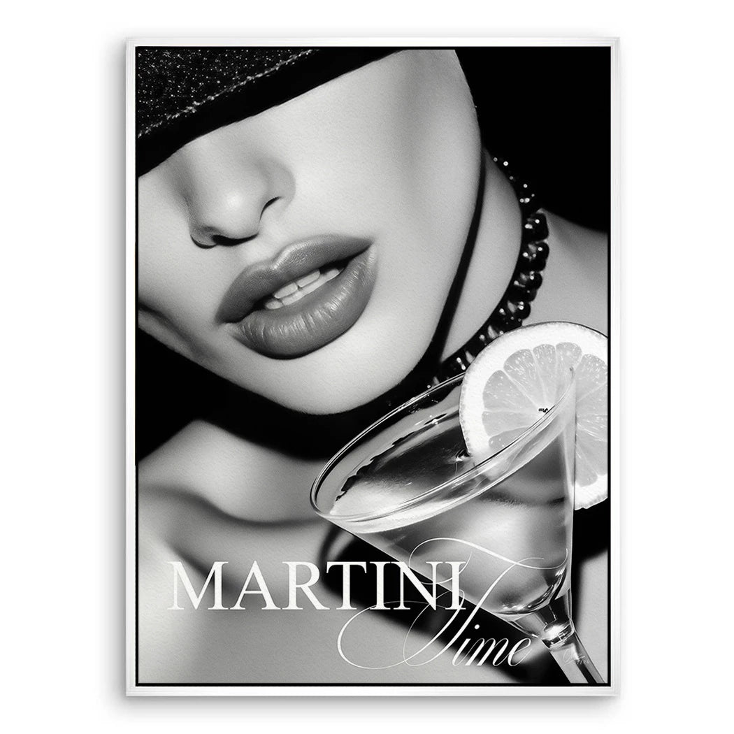 Martini Midnight Leinwand Bild