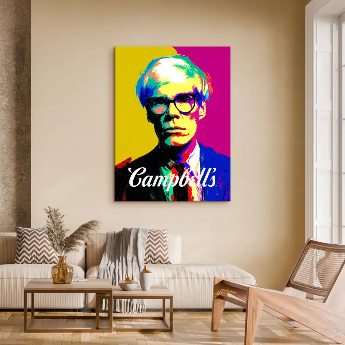 Campbell Popart Leinwand Bild