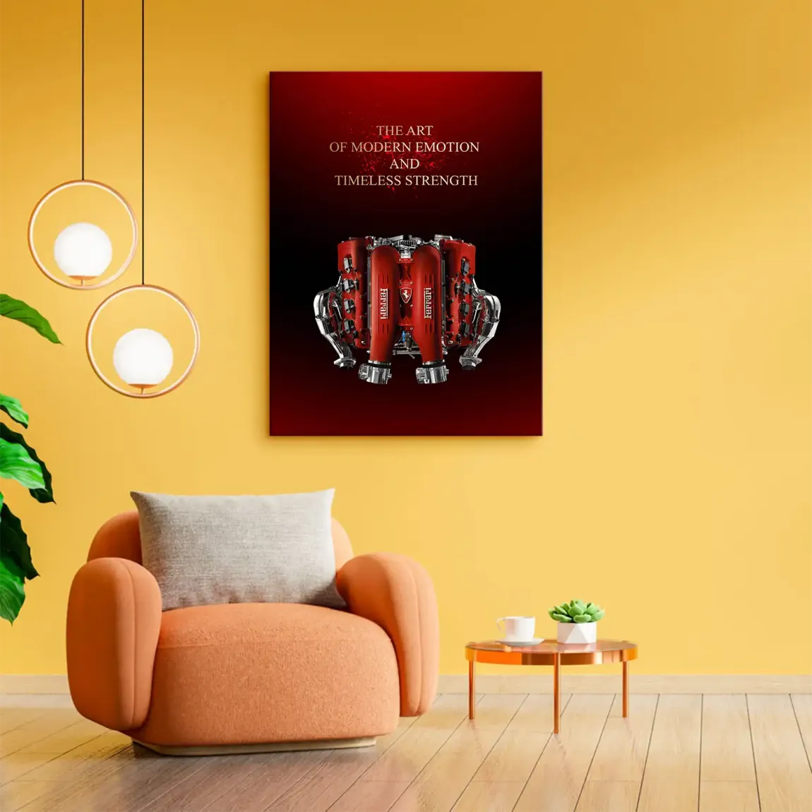 Ferrari Heart of Speed Leinwand Bild