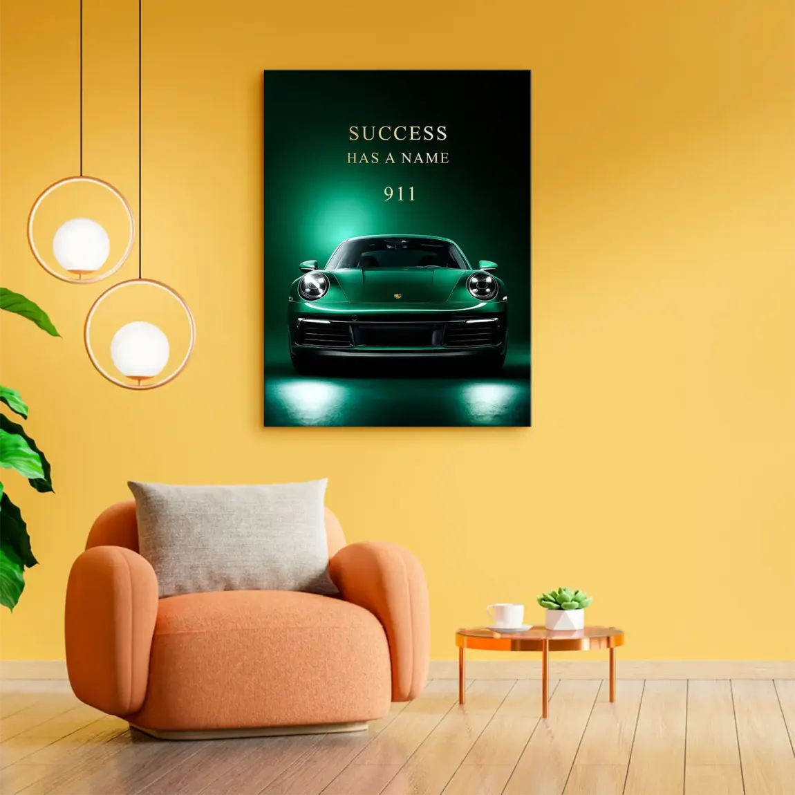 Spirit 911 Porsche Leinwand Bild