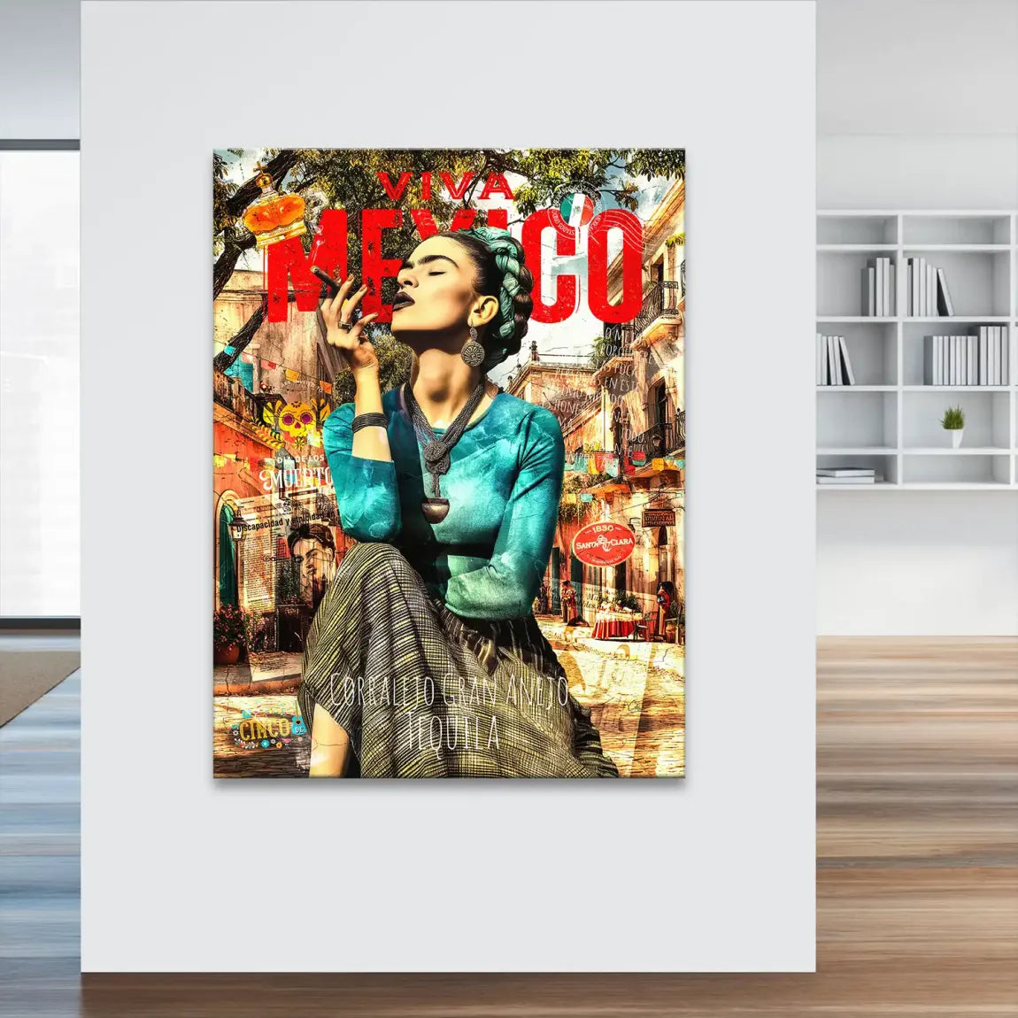 Viva Frida Leinwand Bild INGALERIE