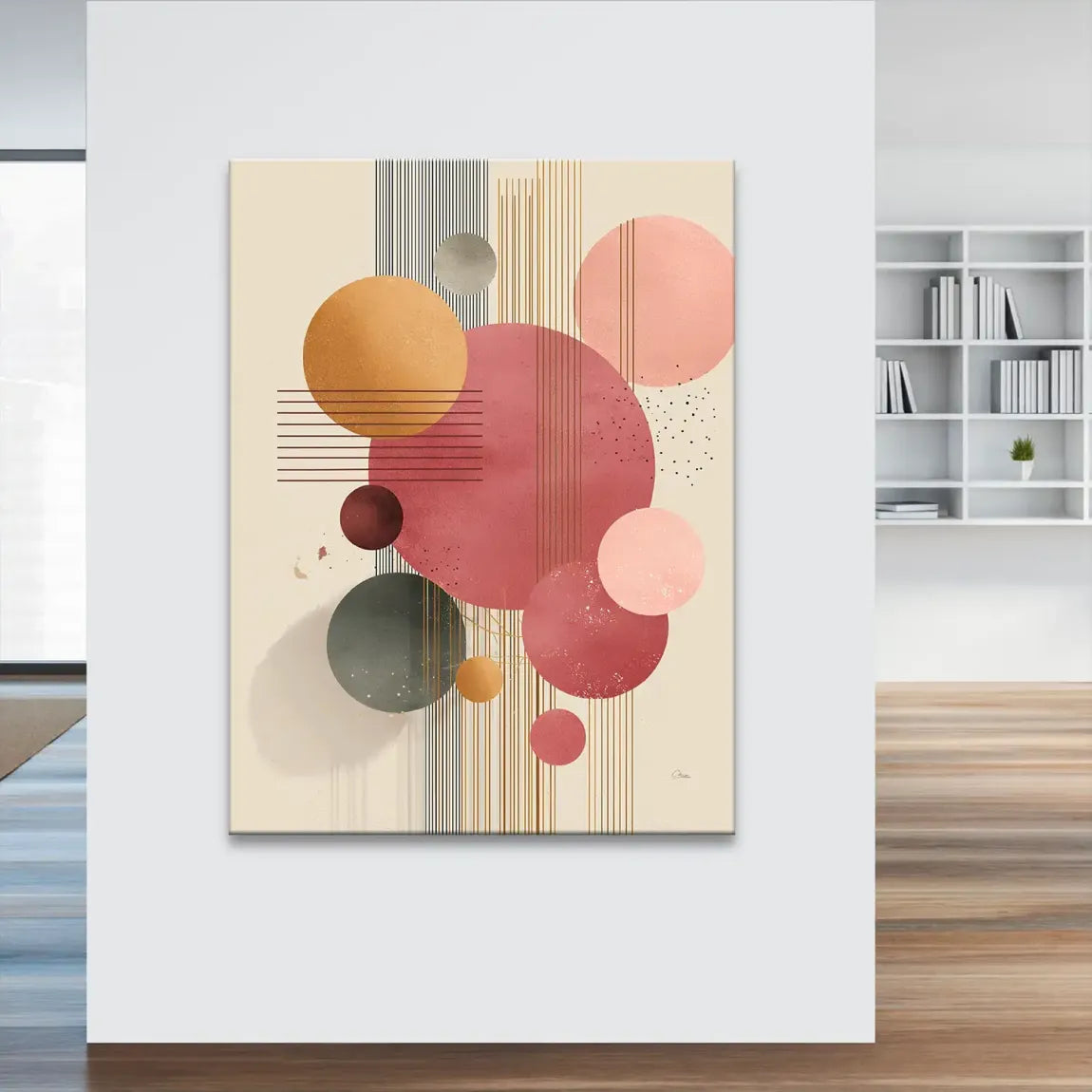 Circles of Serenity Leinwand Bild INGALERIE