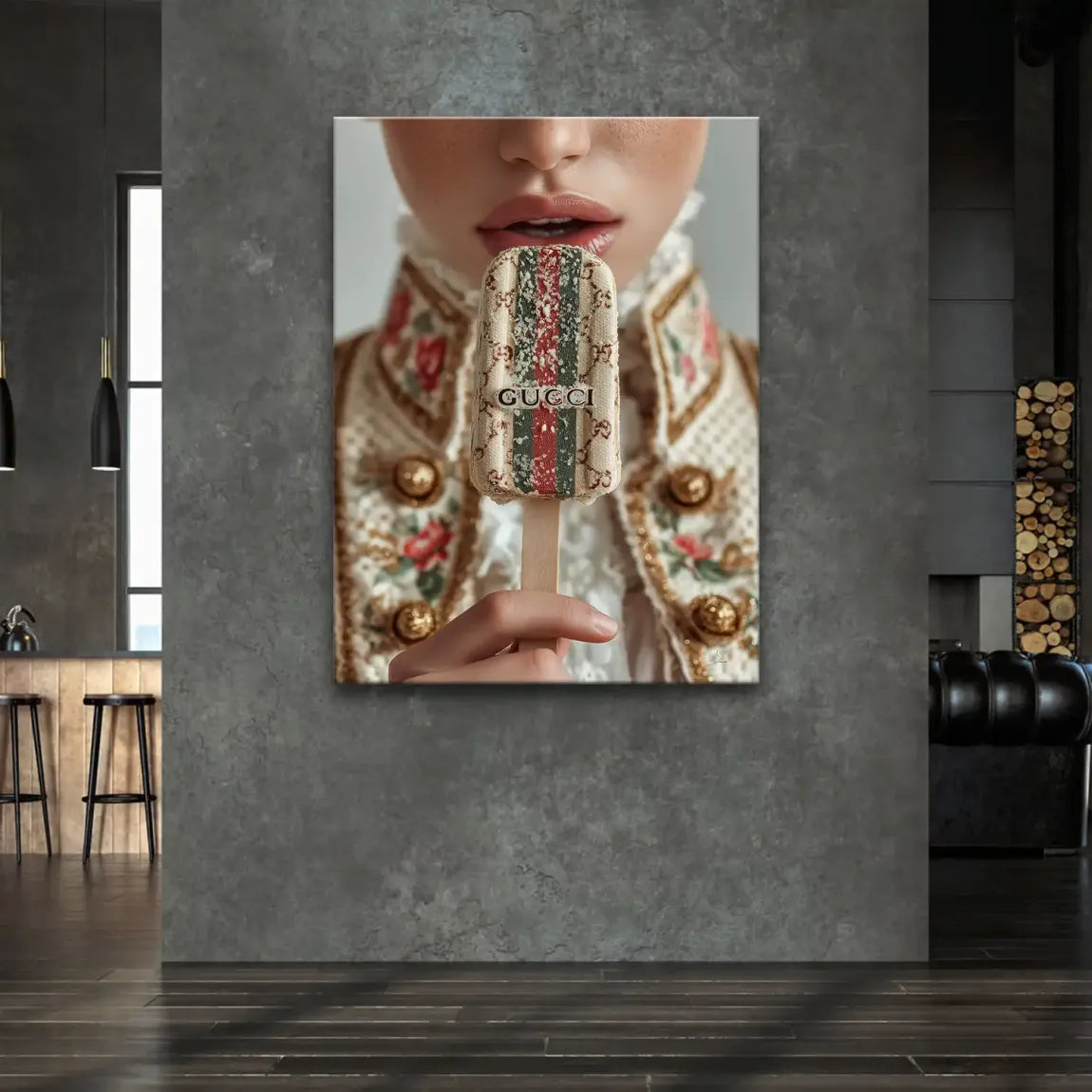 Gucci Ice Couture Leinwand Bild