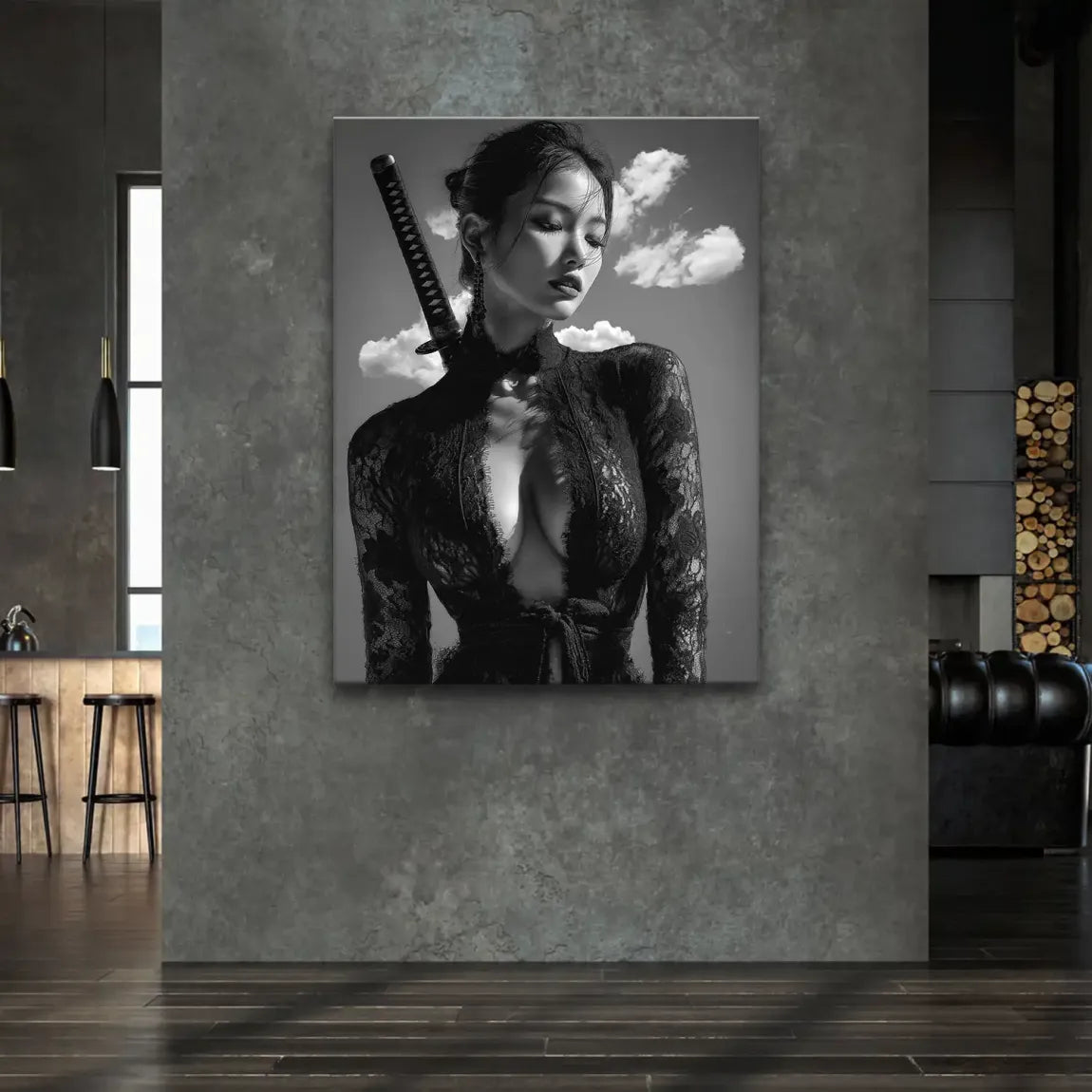 Velvet Silence Leinwand Bild