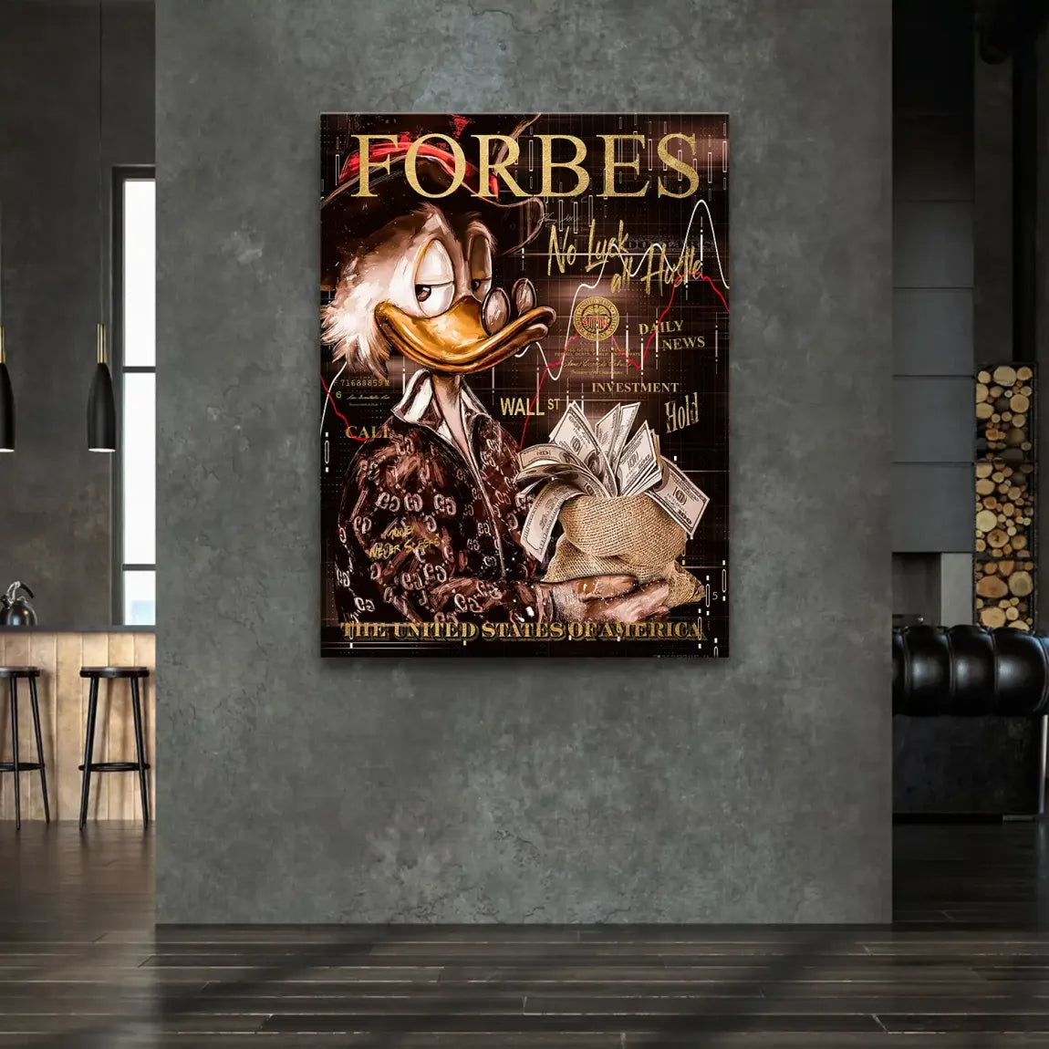 Mr Money Forbes Leinwand Bild