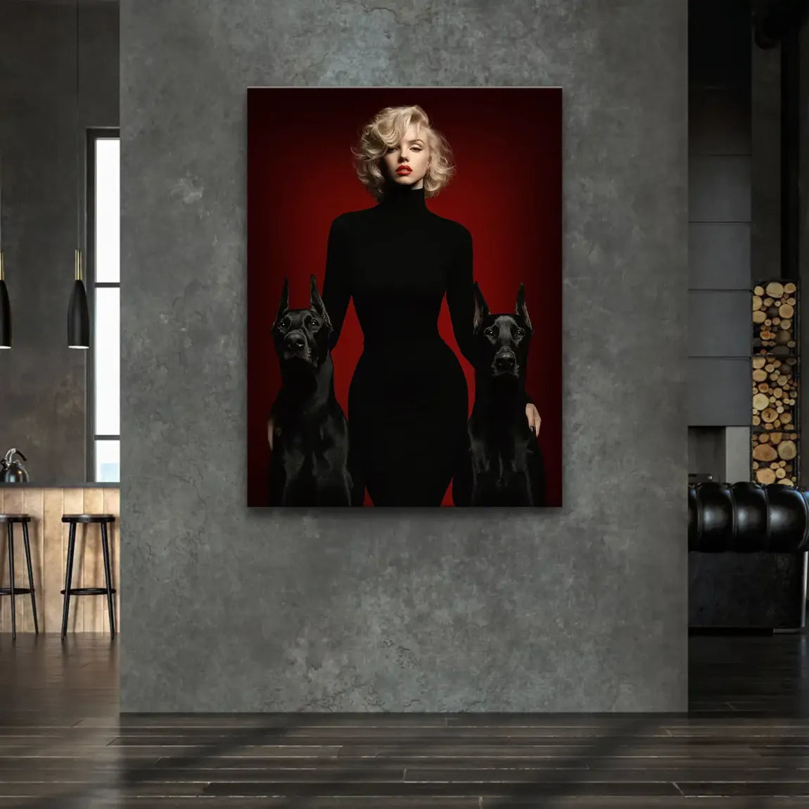 Majesty Marilyn Monroe Leinwand Bild