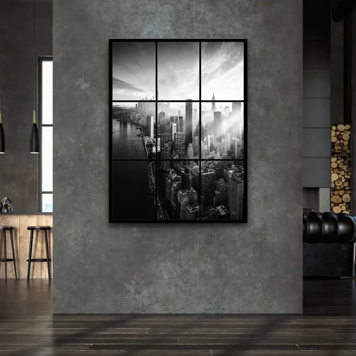 Silent Heights New York Leinwand Bild