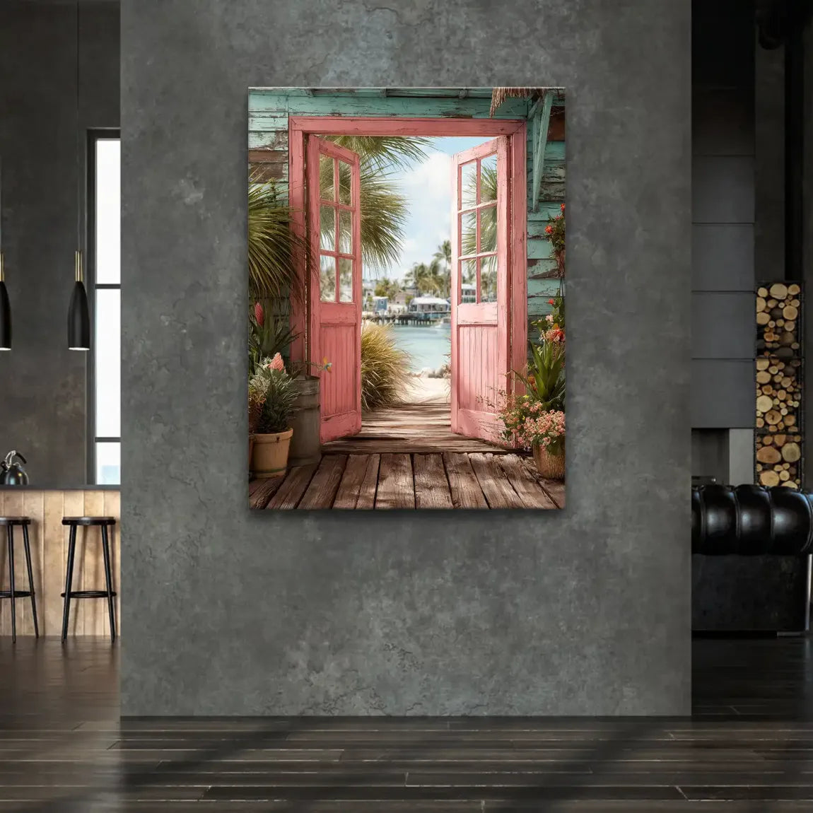 Coastal Escape Leinwand Bild