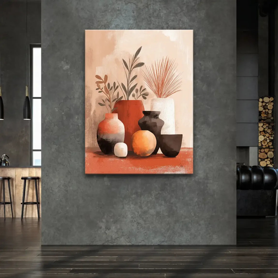 Terracotta Grace Leinwand Bild