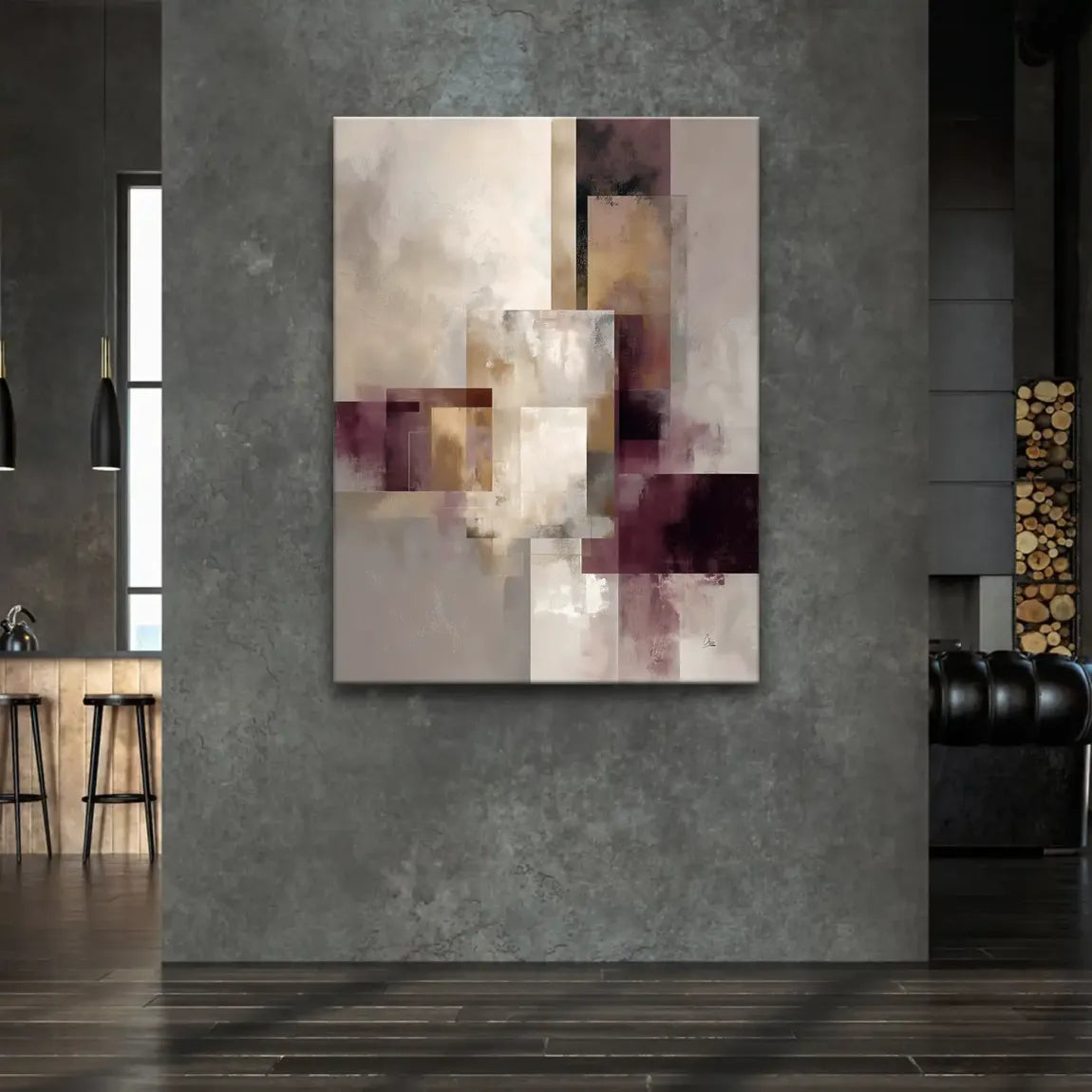 Mystic Geometry Leinwand Bild