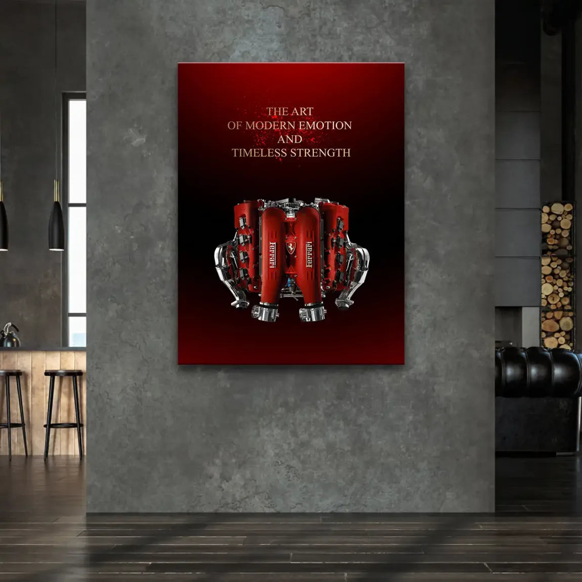 Ferrari Heart of Speed Leinwand Bild