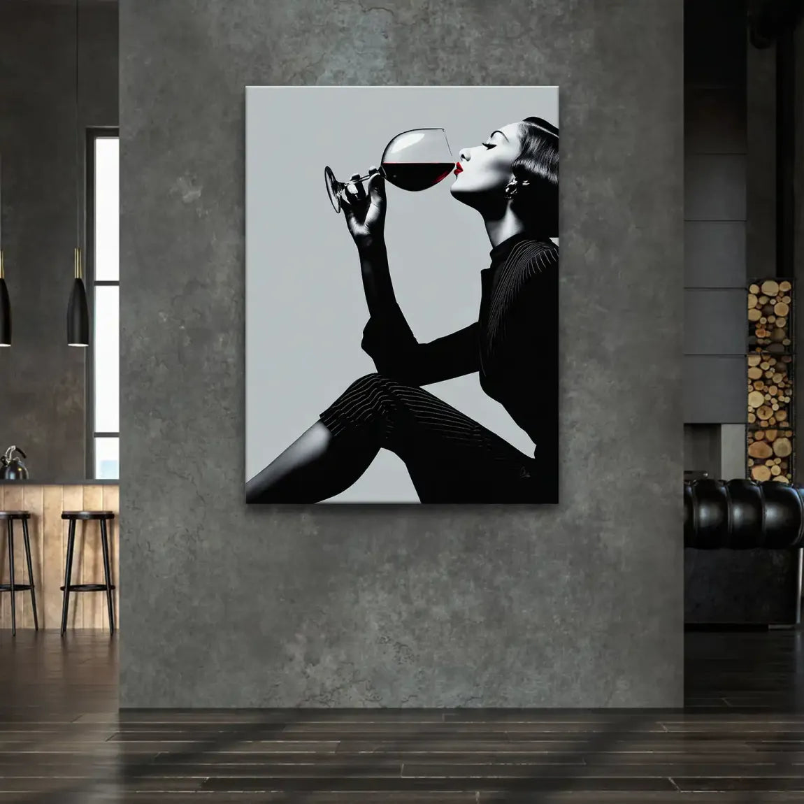 Wine Moments Leinwand Bild