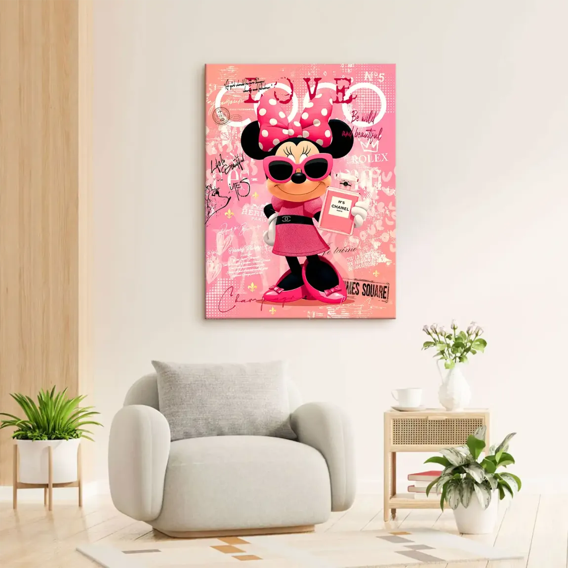 Minnie Maus Love Coco Leinwand Bild