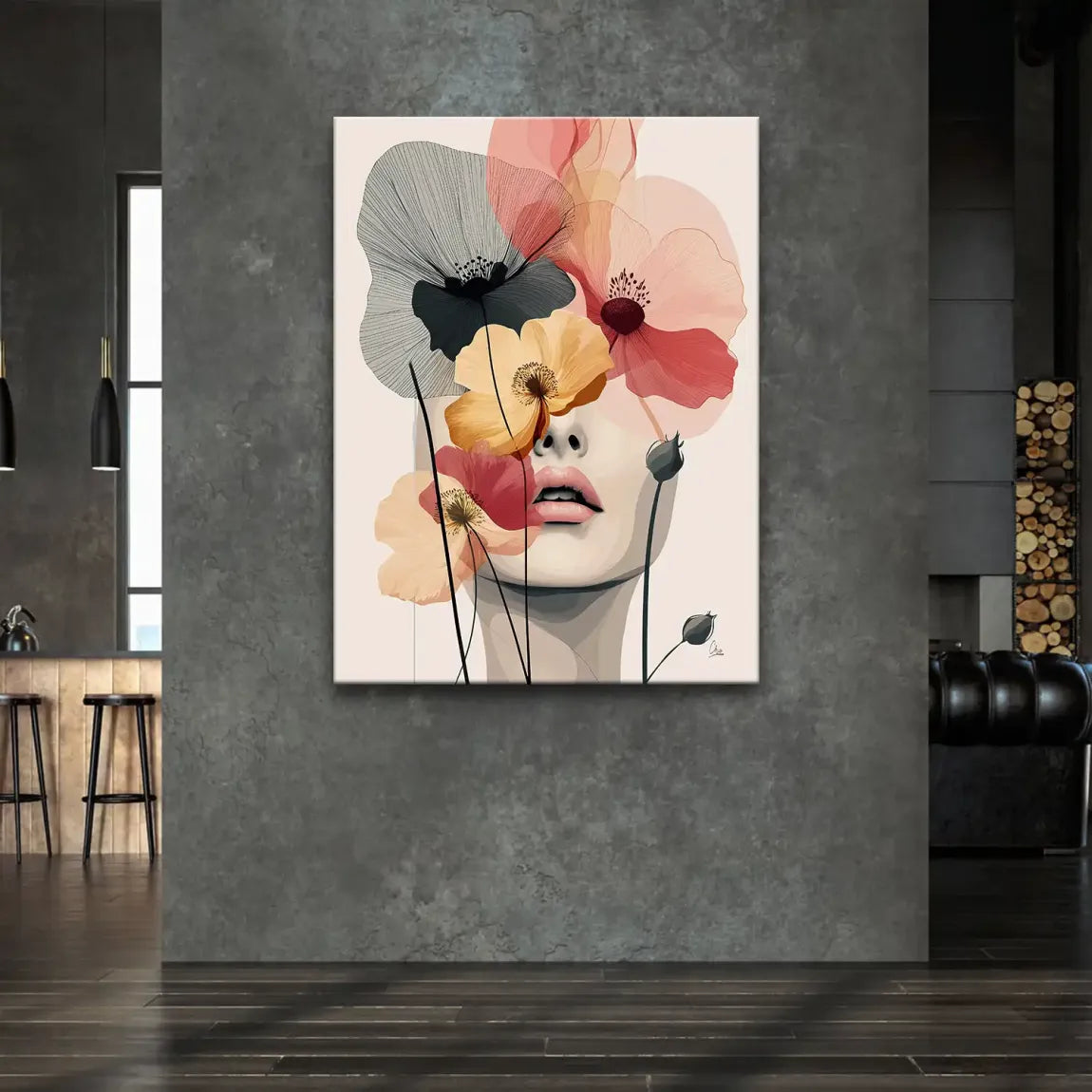 Floral Dream Leinwand Bild