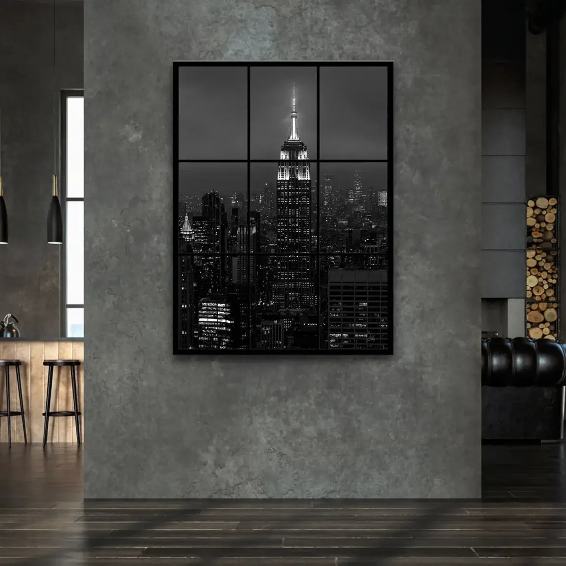 Midnight Crown New York Leinwand Bild