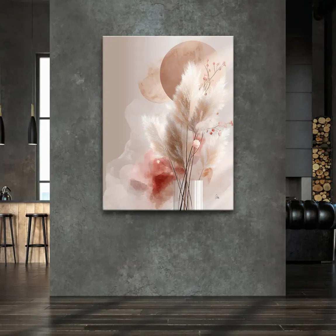 Amber Fields Leinwand Bild