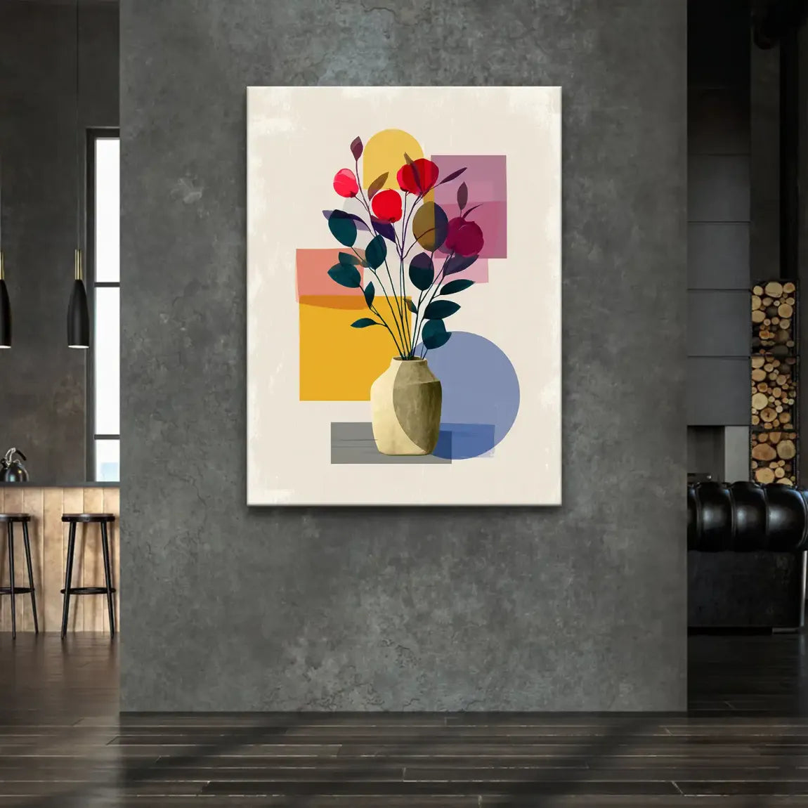 Modern Essence Abstract Leinwand Bild