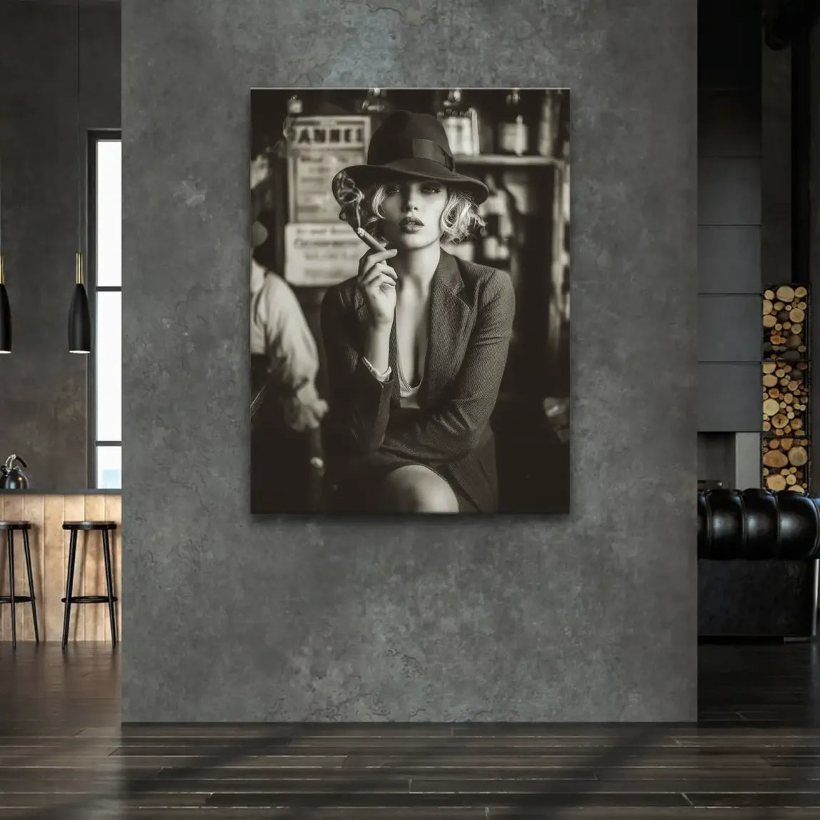 Beauty Cigar Leinwand Bild