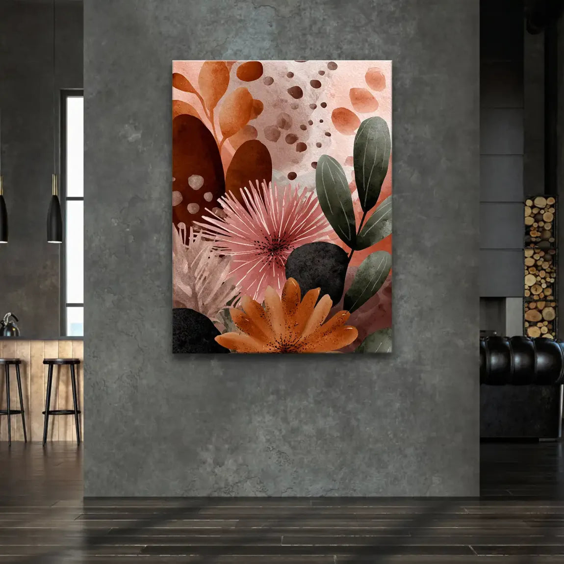 Terracotta Harmony Leinwand Bild