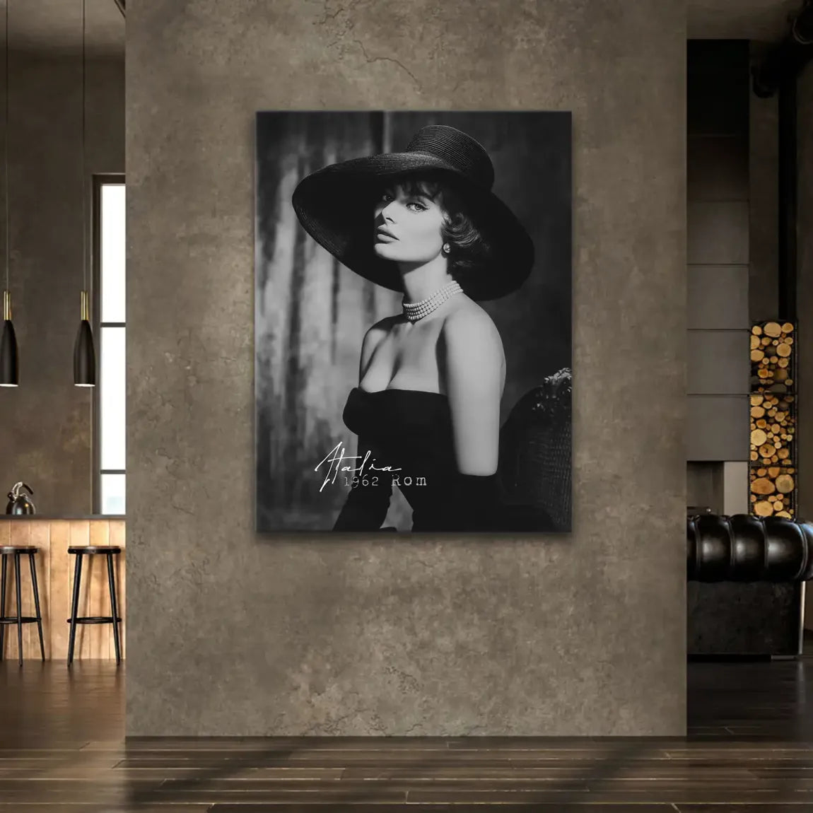 Sophia Loren Italia Leinwand Bild