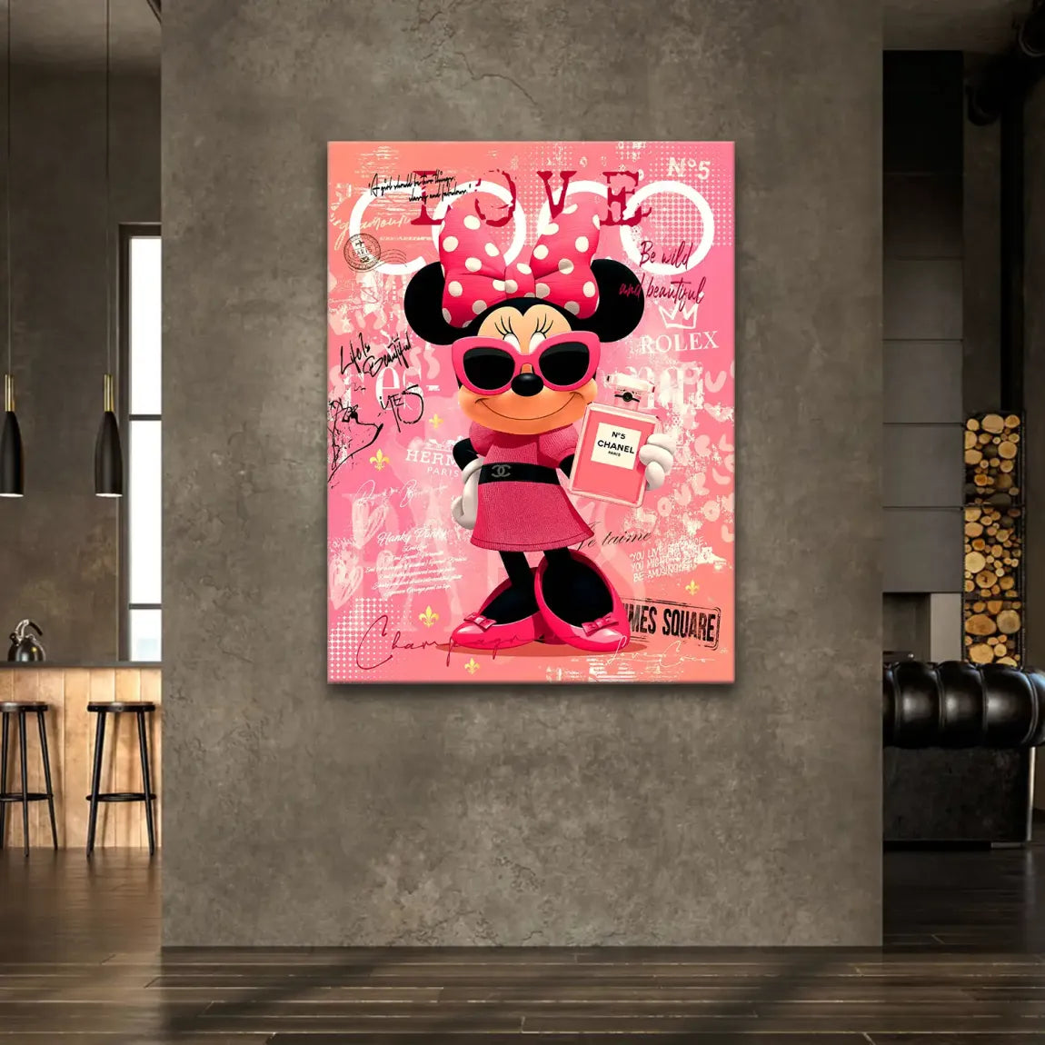 Minnie Maus Love Coco Leinwand Bild